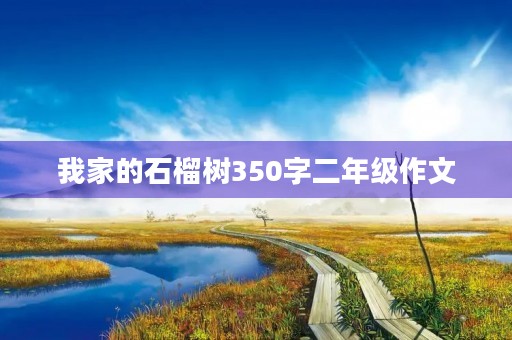 我家的石榴树350字二年级作文