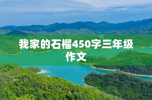 我家的石榴450字三年级作文