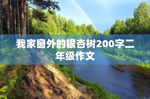 我家窗外的银杏树200字二年级作文 我家窗外的银杏树200字二年级作文
