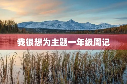 我很想为主题一年级周记 我很想为主题一年级周记
