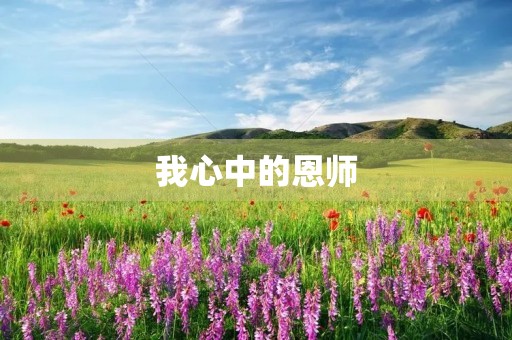 我心中的恩师 我心中的恩师
