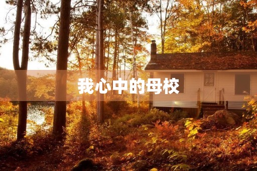 我心中的母校 我心中的母校