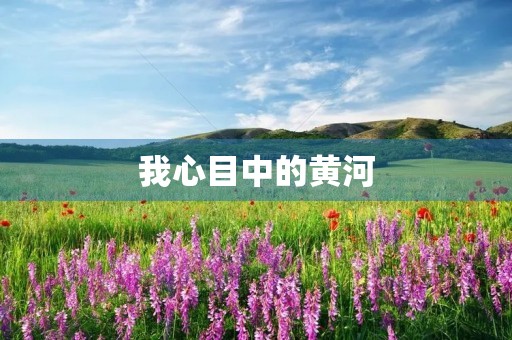 我心目中的黄河 我心目中的黄河