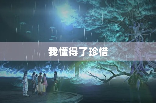 我懂得了珍惜 我懂得了珍惜