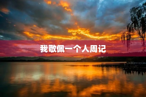 我敬佩一个人周记 我敬佩一个人周记