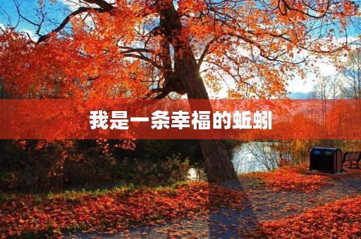 我是一条幸福的蚯蚓 我是一条幸福的蚯蚓