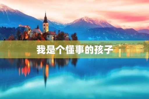 我是个懂事的孩子 我是个懂事的孩子