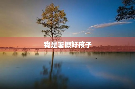 我是暑假好孩子 我是暑假好孩子
