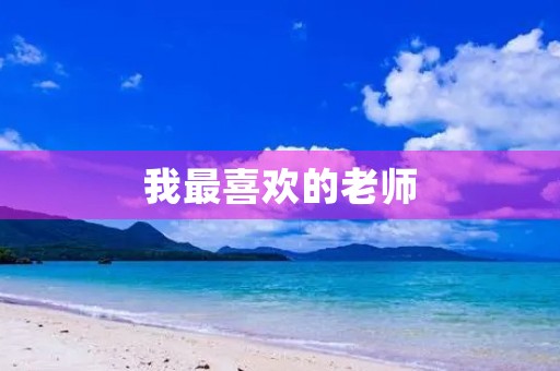 我最喜欢的老师