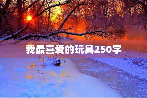 我最喜爱的玩具250字 我最喜爱的玩具250字