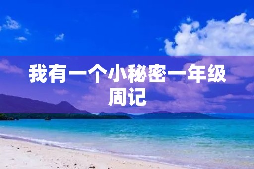 我有一个小秘密一年级周记
