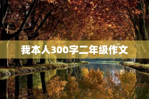 我本人300字二年级作文