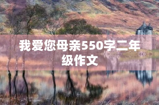 我爱您母亲550字二年级作文
