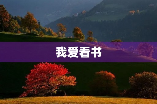 我爱看书,阅读让我成长 我爱看书,阅读让我成长