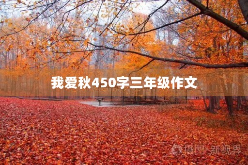 我爱秋450字三年级作文