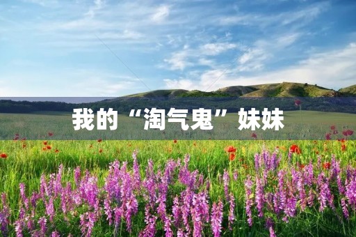 我的“淘气鬼”妹妹 我的“淘气鬼”妹妹