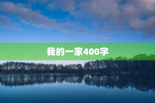 我的一家400字