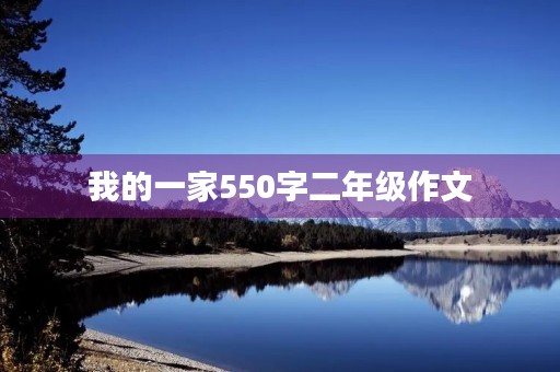 我的一家550字二年级作文