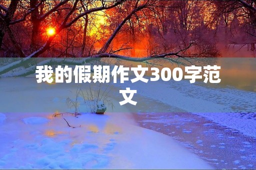我的假期作文300字范文