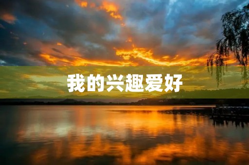 我的兴趣爱好 我的兴趣爱好