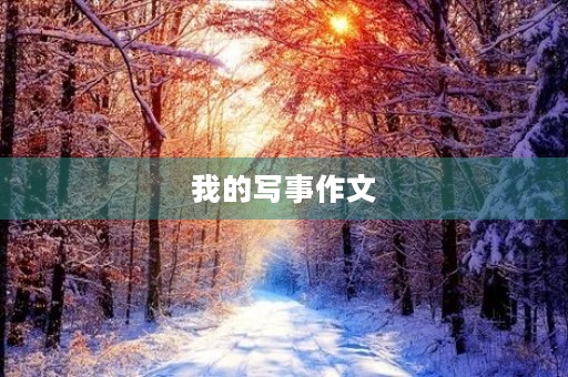 我的写事作文