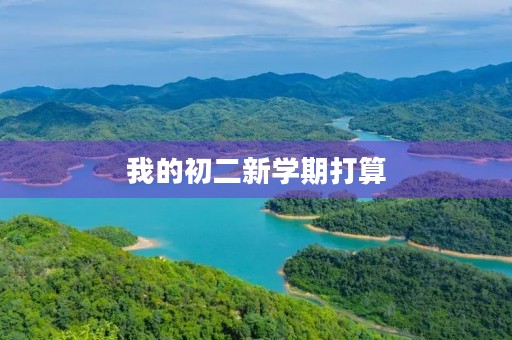我的初二新学期打算 我的初二新学期打算