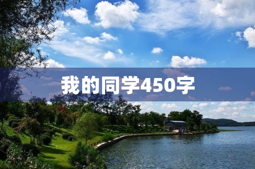 我的同学450字 我的同学450字