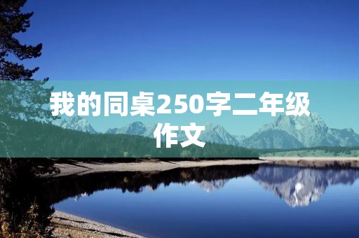 我的同桌250字二年级作文 我的同桌250字二年级作文