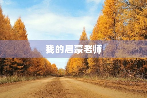 我的启蒙老师