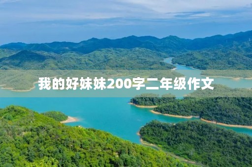 我的好妹妹200字二年级作文