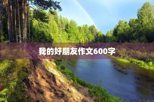我的好朋友作文600字
