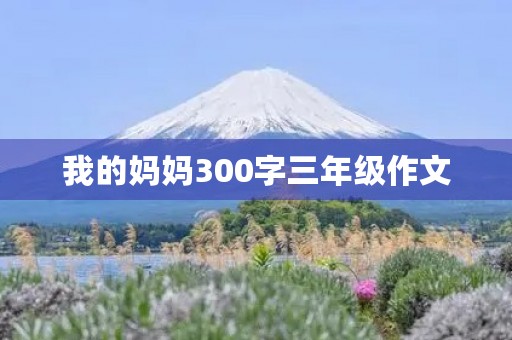 我的妈妈300字三年级作文