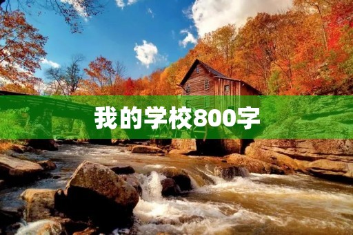 我的学校800字 我的学校800字