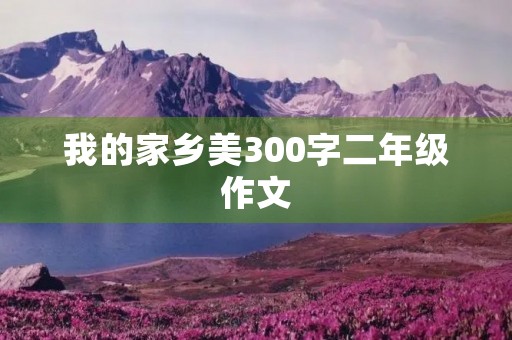 我的家乡美300字二年级作文