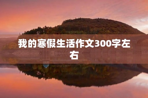 我的寒假生活作文300字左右 我的寒假生活作文300字左右