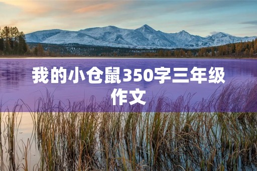 我的小仓鼠350字三年级作文 我的小仓鼠350字三年级作文
