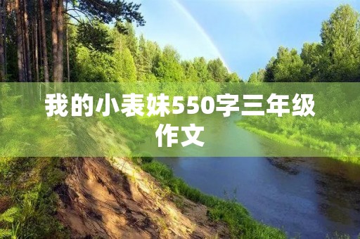 我的小表妹550字三年级作文