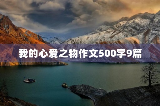我的心爱之物作文500字9篇 我的心爱之物作文500字9篇