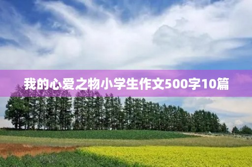 我的心爱之物小学生作文500字10篇 我的心爱之物小学生作文500字10篇