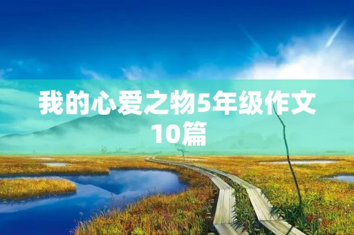 我的心爱之物5年级作文10篇 我的心爱之物5年级作文10篇