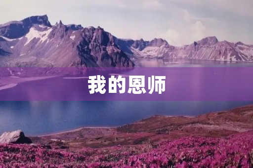 我的恩师 我的恩师