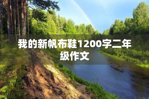 我的新帆布鞋1200字二年级作文 我的新帆布鞋1200字二年级作文