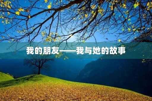我的朋友——我与她的故事