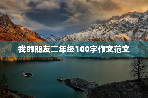 我的朋友二年级100字作文范文