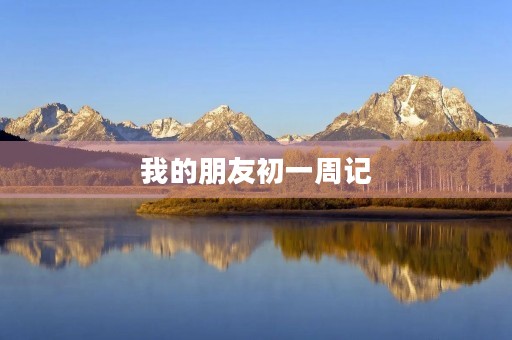我的朋友初一周记