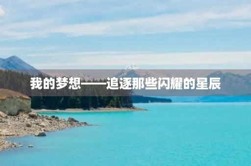 我的梦想——追逐那些闪耀的星辰