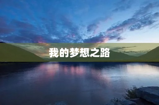 我的梦想之路