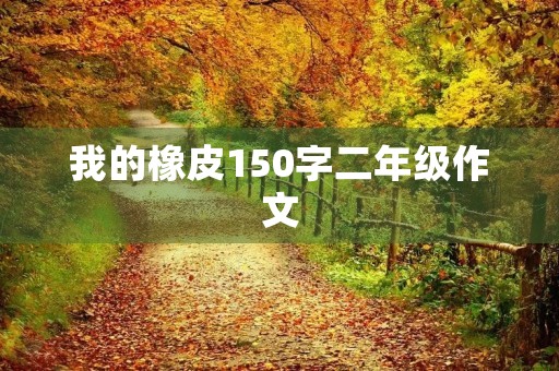 我的橡皮150字二年级作文