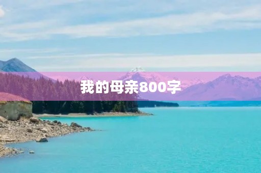 我的母亲800字 我的母亲800字
