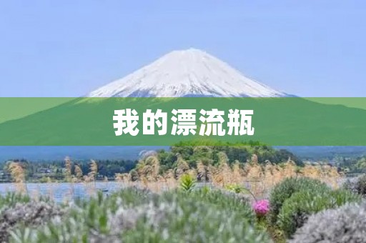 我的漂流瓶 我的漂流瓶